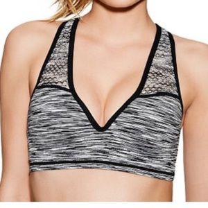 VS PINK Seamless Sports Bra | Marled Gray | M